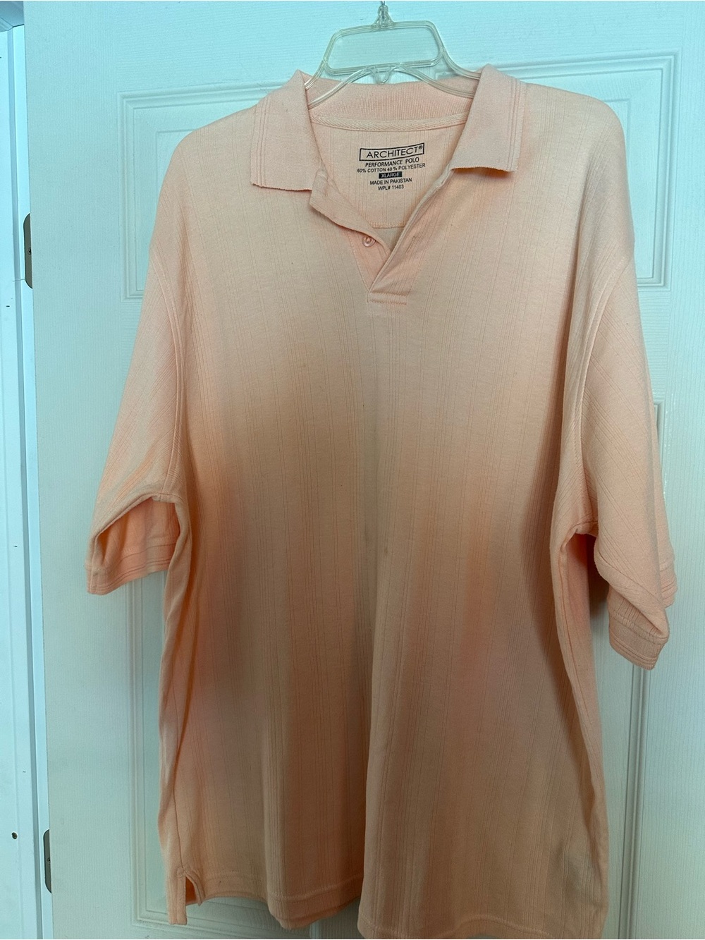 ARCHITECT Peach Short-Sleeve Polo Shirt